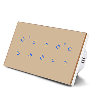 สวิตช์ไฟอัจฉริยะแบบ146สวิตช์ไฟ Wifi 10แก้งสำหรับ Zigbee รองรับ <span class=keywords><strong>Google</strong></span> Home Alexa <span class=keywords><strong>Voice</strong></span> - Product Image 3