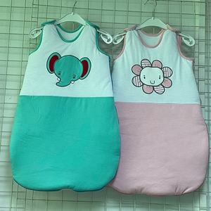 LOGO personnalisé 100% Coton confortable super doux sans manches Bébé Sac de Couchage pour Enfant - Product Image 6