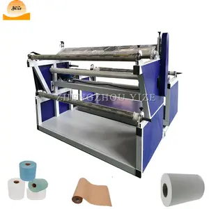 Bahan Masker CNC Tekstil Nonwoven Meltblown Kain Kain Slitter Mesin Gulungan Kertas Kain Slitter Rewinder