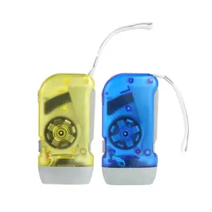 Mini lampe de poche LED à chargement automatique pour Camping en plein air, lampe de poche créative d'urgence, générateur manuel, lampe torche