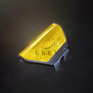 Verkeersveiligheid snelwegwegmarkering reflecterende barrière afbakening W-balk paal vangrail reflector - Product Image 2