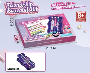 Kit de <span class=keywords><strong>Manualidades</strong></span> <span class=keywords><strong>para</strong></span> Hacer Pulseras de la Amistad <span class=keywords><strong>para</strong></span> Niñas, Juguete Educativo, Regalo de <span class=keywords><strong>Cumpleaños</strong></span> - Product Image 4