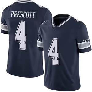 Camisetas de Fútbol Americano de los <span class=keywords><strong>Dallas</strong></span> Cowboys, Número 4 Prescott, 88 Lamb, 11 Parsons, Camiseta Bordada del Equipo de Fútbol Americano - Product Image 4