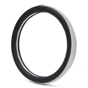 Accesorios Interiores <span class=keywords><strong>para</strong></span> Automóvil, <span class=keywords><strong>Funda</strong></span> de <span class=keywords><strong>Volante</strong></span> con Diamantes Brillantes <span class=keywords><strong>para</strong></span> <span class=keywords><strong>Mujer</strong></span>, Brillante, Gran Venta - Product Image 2