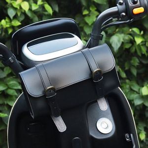 Sac à outils pour moto en cuir PU, sacoche carrée multicolores pour fourches avant, pochette de rangement pour moto - Product Image 2