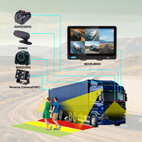 Système de surveillance vidéo 5 voies intégré MDVR avec caméra embarquée 4G GPS, gestion de flotte, ADAS et DMS pour la sécurité des camions, fourgons et bus logistiques