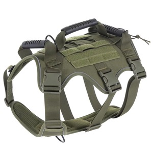 Adjustable Breathable Nylon Dog Harness With Padded Back And <b>Rubber</b> Handle For Medium Dogs - Product Image 2