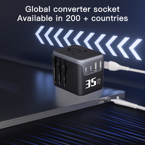 Nhỏ gọn kép cổng <span class=keywords><strong>USB</strong></span> QC3.0 nhỏ gọn trên toàn thế giới phổ Power <span class=keywords><strong>plug</strong></span> adapter cho EU/US/UK/AU 10A mở rộng Du Lịch Ổ cắm - Product Image 6