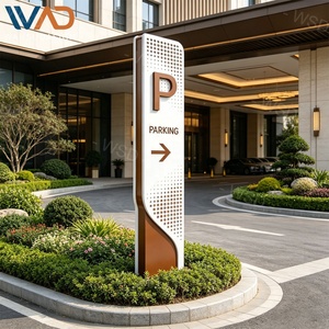 Señales de Pylon Personalizadas para Exteriores, Señalización de Orientación para Hoteles, Zonas Comerciales y Grandes Estacionamientos - Product Image 1