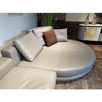 Style moderne en forme de L canapé de luxe en cuir boîte de rangement meubles de Table maison salon loisirs ensemble de canapé sectionnel