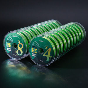 สายเบ็ดตกปลา PE 4/8 แบบถักเปีย ลอยน้ำได้ 100 เมตร แบบม้วนสิบ<span class=keywords><strong>เส้น</strong></span> สำหรับตก<span class=keywords><strong>ปลา</strong></span>ในลำธารและแม่น้ำ แรงดึงสูง นุ่มลื่นพิเศษ ป้องกันการ<span class=keywords><strong>กัด</strong></span>ของ<span class=keywords><strong>ปลา</strong></span> - Product Image 4