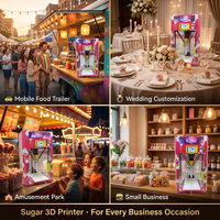 Impresora 3D Profesional de Chocolate con IA, Tecnología FDM de Alta Velocidad, Robot para Dibujar Dulces para Parques de Atracciones y Eventos en Centros Comerciales
