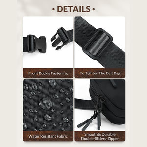 กระเป๋าคาดเอวแบบกันน้ำอเนกประสงค์ ทำจากไนลอนและโพลีเอสเตอร์ สำหรับเล่นกีฬา ท่องเที่ยว หรือใช้ในชีวิตประจำวัน - Product Image 5