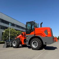 Chargeuse sur pneus télescopique RG2500 de fabrication chinoise, capacité nominale de 2,2 tonnes, moteur diesel, chargeuse articulée pour travaux agricoles et de construction