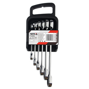 Juego de Llaves de Trinquete Torx de Doble Punta Yato, 5 Piezas, Acero al Cromo Vanadio Métrico, Herramientas de Reparación Automotriz YT-50355 - Product Image 2