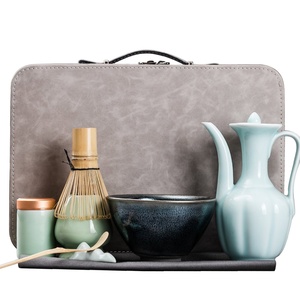 ชุดอุปกรณ์ชงชาเซรามิกสำหรับชงชาขวดมัทฉะปัดชาถ้วยชา-คลาสสิกชุดชากาแฟกล่องของขวัญบรรจุภัณฑ์ - Product Image 1