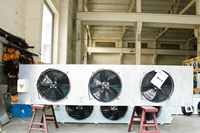 Évaporateur de chambre froide à dégivrage à gaz chaud 220V 380V pour système de réfrigération de projet de stockage frigorifique