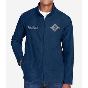 Custom Custom Microfleece <b>Zip</b>-<b>Up</b> <b>Jackets</b> for Men TT90 Embroidery Logo Texts for Outdoor Use - Product Image 5