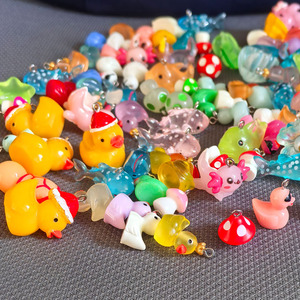 Fungo d'anatra 3D fungo tartaruga di pollo Axolotl resina animale produttore bambino piccolo bagno giocattolo per bambini sorpresa cieca - Product Image 1