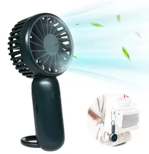 USB Rechargeable Mini Portable Fan Small Electric Cooling Handheld & Standing Mini Fan Wearable Electric Cooling Device