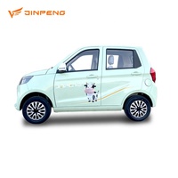 JINPENG 2023 AMY, Certificado EC EEC COC, L7e L6e, Auto Eléctrico de 45 km/h, Mini Auto de 5 Puertas y 4 Asientos, Legalmente Registrado, Económico