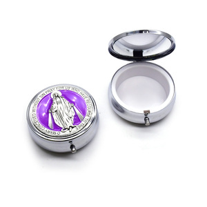 10*10*3cm catholique religieux vierge <span class=keywords><strong>marie</strong></span> boîte-cadeau pour chapelet chaîne collier emballage - Product Image 3