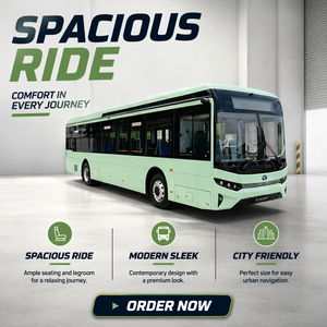 Bus Urbain Électrique à Énergie Nouvelle 12m, 35/40 Places, Conduite à Droite, Prix Bas, Automatique, Guangtong, Vitesse Maximale 71-90 <span class=keywords><strong>km</strong></span>/h - Product Image 2