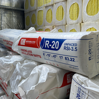 Laines de verre R6 incombustibles conformes à la norme australienne AS/NZS 1530 pour l'isolation des plafonds résidentiels