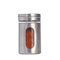 Bouteilles à condiments en verre personnalisées, pots à épices ronds pour la cuisine, salières et poivrières, durables, écologiques, modernes