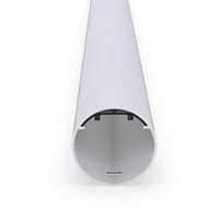 Appareil d'éclairage Led T8 4Ft en aluminium, Tube rond certifié Rohs, pièces de boîtier,