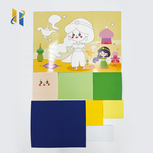 Trẻ Em Phim Hoạt Hình Câu Đố Học Tập Giáo Dục Đồ Chơi 12 Miếng Một Bộ Trẻ Em 3D EVA Bọt Dán Câu Đố - Product Image 5