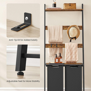 Venta caliente cesta de almacenamiento de tela Oxford de Metal plegable multifuncional personalizable para cocina dormitorio baño Uso de lavandería - Product Image 5