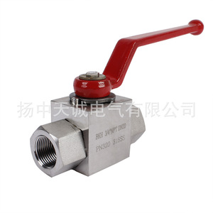 Vanne à bille haute pression Bkh 6 8 10 manuelle en acier inoxydable pour système hydraulique - Product Image 5