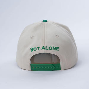 Casquette de baseball sportive à 5 panneaux en coton de haute qualité avec logo brodé personnalisé, bicolore, à fermeture snapback pour homme - Product Image 3