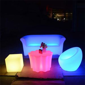 Led bar muebles Banco bar/<span class=keywords><strong>club</strong></span>/al aire libre de color led iluminado transversal sofás led curva sofá seccional al aire libre - Product Image 3