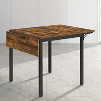 Ensemble de table à manger extensible et pliable en bois moderne pour petits espaces, capacité de 4 personnes, meubles de salon