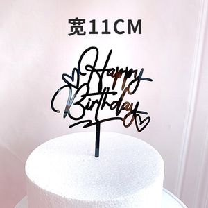 <span class=keywords><strong>Buon</strong></span> compleanno i migliori auguri per te Cake Topper acrilico - Product Image 3
