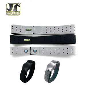 JIEHUAN Eco-Friendly Hot Sales Replacement Nylon Heart Rate Monitor Armband With Hook And Loop Tape For Sport Heart Rate