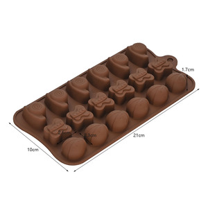 Molde <span class=keywords><strong>de</strong></span> Silicona <span class=keywords><strong>de</strong></span> Grado Alimenticio, Moldes para Hornear Multiusos, Moldes Personalizados para <span class=keywords><strong>Fondant</strong></span> y Chocolate para Decoración <span class=keywords><strong>de</strong></span> Pasteles, Accesorios <span class=keywords><strong>de</strong></span> Cocina - Product Image 2