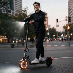 Scooter Eléctrico <span class=keywords><strong>de</strong></span> 10 Pulgadas con Neumático Sólido, Motor <span class=keywords><strong>de</strong></span> 500W, Antipinchazos, Plegable, para Adultos, Stock Local en Alemania, Sin Impuestos - Product Image 2