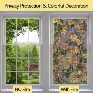 <span class=keywords><strong>Film</strong></span> de confidentialité pour fenêtre en PVC à finition teintée rose, <span class=keywords><strong>film</strong></span> décoratif pour fenêtre en verre 3D, <span class=keywords><strong>film</strong></span> teinté pour fenêtre en rouleau pour la décoration de la maison - Product Image 5