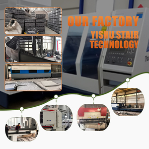 Nhà Máy Trực Tiếp Tự Làm Cài Đặt Rắn Gỗ Sắt Cầu Thang Trang Trí Treads Nhiều Lớp Gia Cố Hồ Hồ Quang Cầu Thang Trong Nhà Cải Tạo - Product Image 5