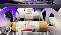 Imprimante numérique UV à double tête I3200 pour étiquettes en rouleau, machine d'impression jet d'encre pour cuir, toile, film PP, autocollants, impression industrielle