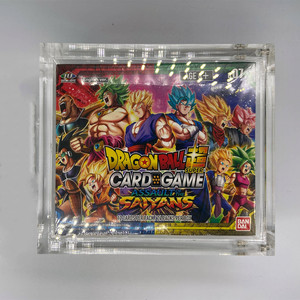 RAY YI Custom Clear Acrylic Dragon Ball Super Card Game booster Box Protector Acryl Case Fro dragon box