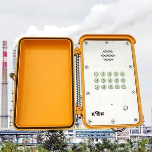 Téléphone KNSP-13 en métal étanche d'urgence SUS façade <span class=keywords><strong>Orange</strong></span> mains libres interphone bidirectionnel POE réseau IP téléphone filaire - Product Image 5
