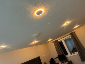 Thông minh recessed chiếu sáng 4 inch màu thay đổi 12 wát LED <span class=keywords><strong>Downlight</strong></span>, 810 lumen với chế độ đèn ngủ, <span class=keywords><strong>RGB</strong></span> & ánh sáng ban ngày 5000K thay đổi độ sáng - Product Image 3