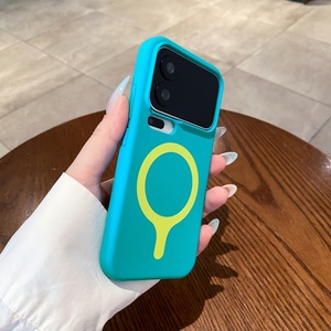 เคสโทรศัพท์ซิลิโคนเหลวแม่เหล็กแฟชั่น สำหรับ Xiaomi 17 Pro Max 14 15 Pro รองรับการชาร์จไร้สาย ป้องกันแรงกระแทก ฝาหลังป้องกัน - Product Image 1