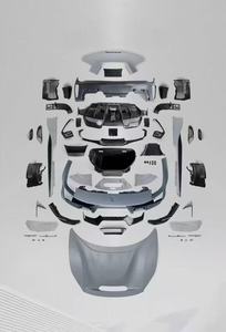 Kit carrosserie de style <span class=keywords><strong>Ferrari</strong></span> 488 Pista - Injection PP + Options en fibre de carbone sèche/humide - Product Image 2