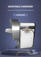 Industriële gember snijmachine, automatische gember shredder voor gemberpasta, aardappel shredder, fruit- en groentesnijmachine
