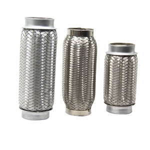 Tubo Flessibile per <span class=keywords><strong>Scarico</strong></span> in Acciaio Inox 201/304 <span class=keywords><strong>di</strong></span> Alta Qualità, Doppia Treccia, Silenziatore, Tubo Flessibile per <span class=keywords><strong>Scarico</strong></span> in Acciaio Inox - Product Image 1